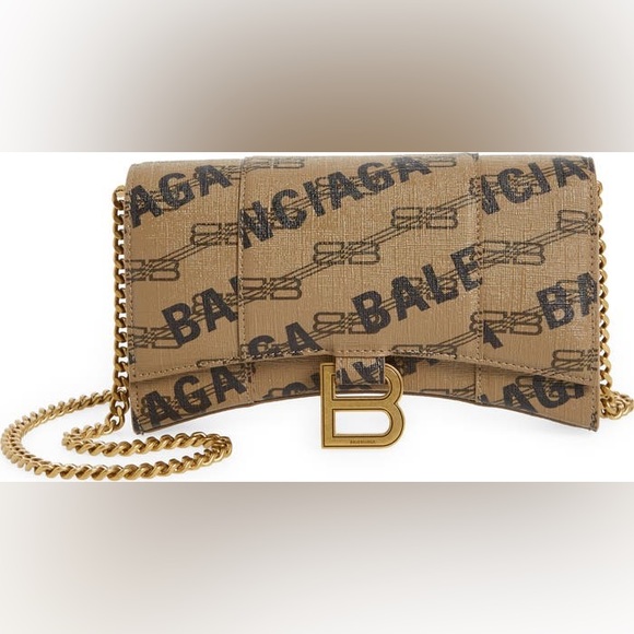 Balenciaga Hourglass Wallet on a Chain - Picture 3 of 4